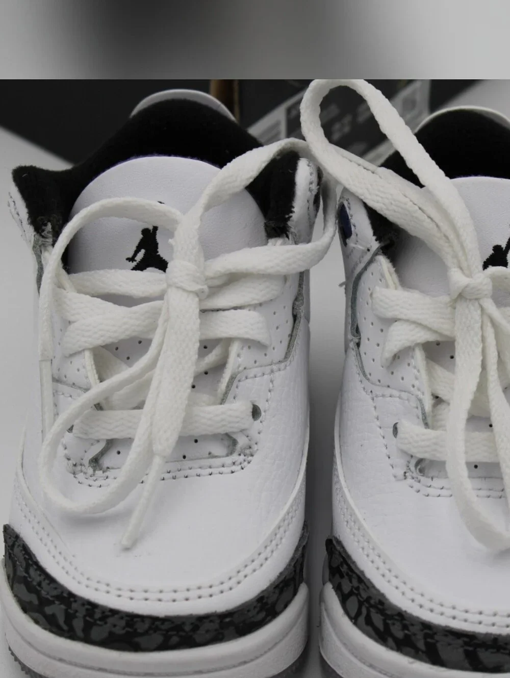 Jordan 3 Retro TD Dark Iris White Purple Size 5C